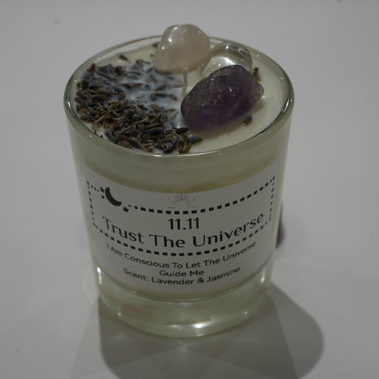 11:11 - TRUST THE UNIVERSE CANDLE